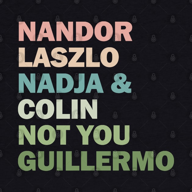 Nandor Laszlo Nadja And Colin Not You Guillermo - Retrocolor by valentinahramov